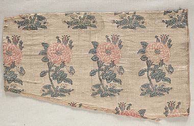 17th century silk brocade