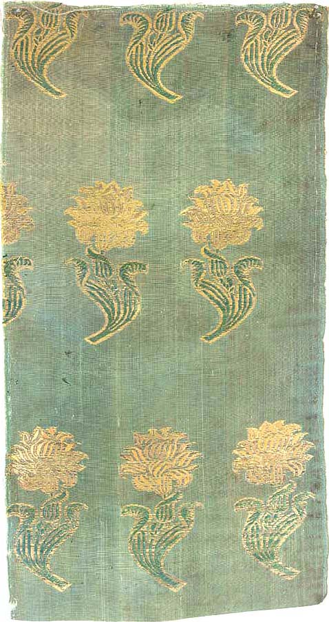 17th century silk brocade