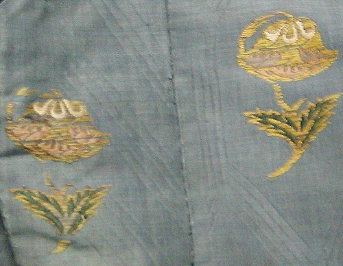 17th century silk brocade