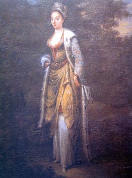 full length portrait of Mary Montagu